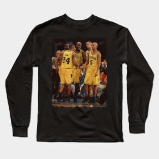 VINTAGE  michigan BASKETBALL 1 Long Sleeve T-Shirt